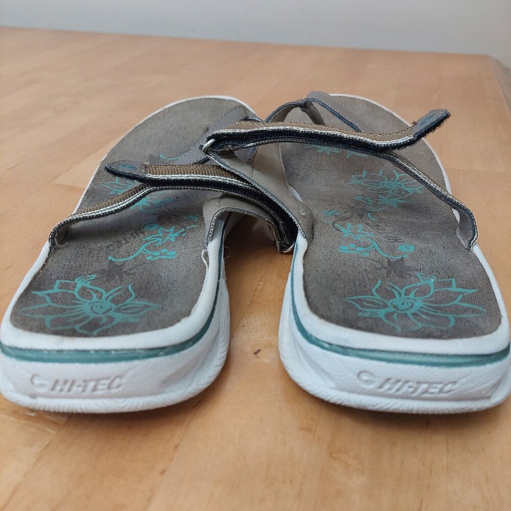 Hi Tec Women's Soul.Rider2 Bermuda Toe Post Slip on Sandals Size 10 - Picture 9 of 10